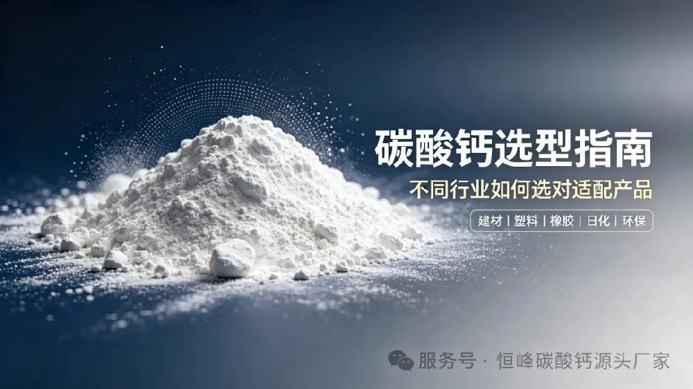 碳酸钙选型指南 | 不同行业领域如何选对适配的碳酸钙产品？