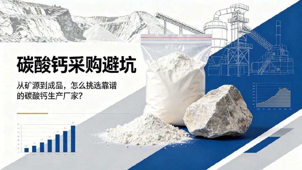 碳酸钙采购避坑｜从矿源到成品，如何挑选靠谱的碳酸钙源头厂家？
